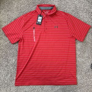 NWT UNDER ARMOUR MENS PLAYOFF GOLF POLO TOUR SHIRT Size XLarge XL 1351130-600